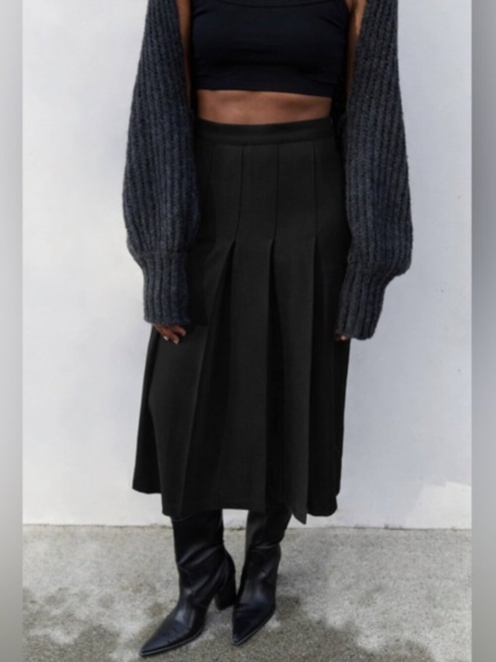 Oak + Fort Pleated Skirt